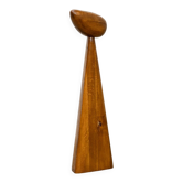 Contemporary sculpture in solid oak 1980