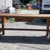 Wooden workbench with 1 drawer