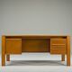 Mid-Century Teak Freestanding Desk from Gv Møbler, 1960s