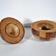 Coconut ice bucket in marquetry 1970