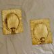 Pair of Swedish Brass Wall Sconces