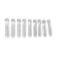 Série de 9 porte couteaux daum