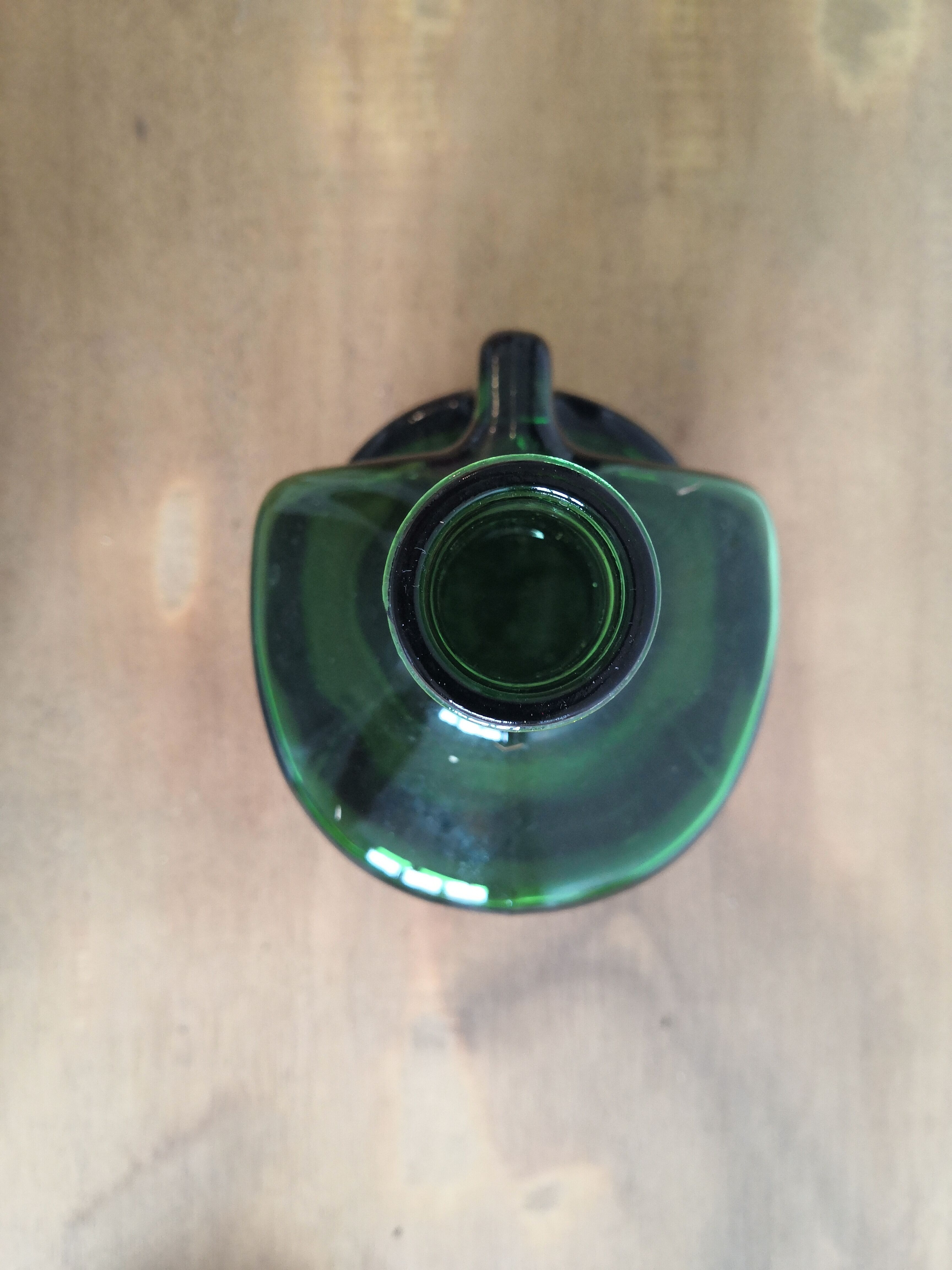 Dame Jeanne en verre verte
