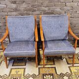 Pair of Scandinavian armchairs, 1960