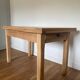 Table chêne brut vintage