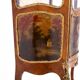 An unusual display cabinet in the Louis XV style, France, circa 1870.