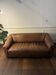 DS-47 three-seater sofa by de Sede in cognac leather.