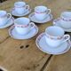 12-piece coffee service in porcelain Victoria from Czechoslovakia