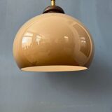 Vintage space age mushroom pendant lamp