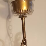 Ancien lustre à pampilles baroque