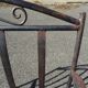 Banc de jardin en fer forgé