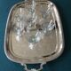 Series of 7 art deco aperitif or digestive glasses engraved