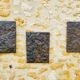 Set of three brutalist wall sculptures, by Irv Bramberg, vintage