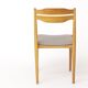Ensemble de 6 chaises de salle à manger vintage des années 1970, chaises en hêtre et teck, milieu du siècle.