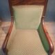 Empire period bergère in mahogany