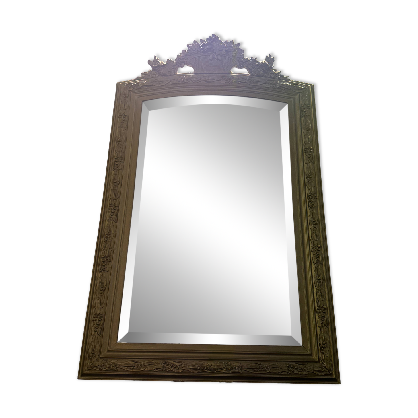 Golden framed mirror – medium size
