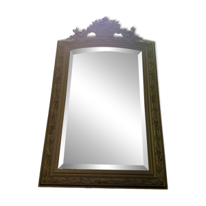 Miroir encadrement doré - moyen