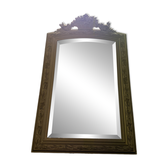 Golden framed mirror – medium size