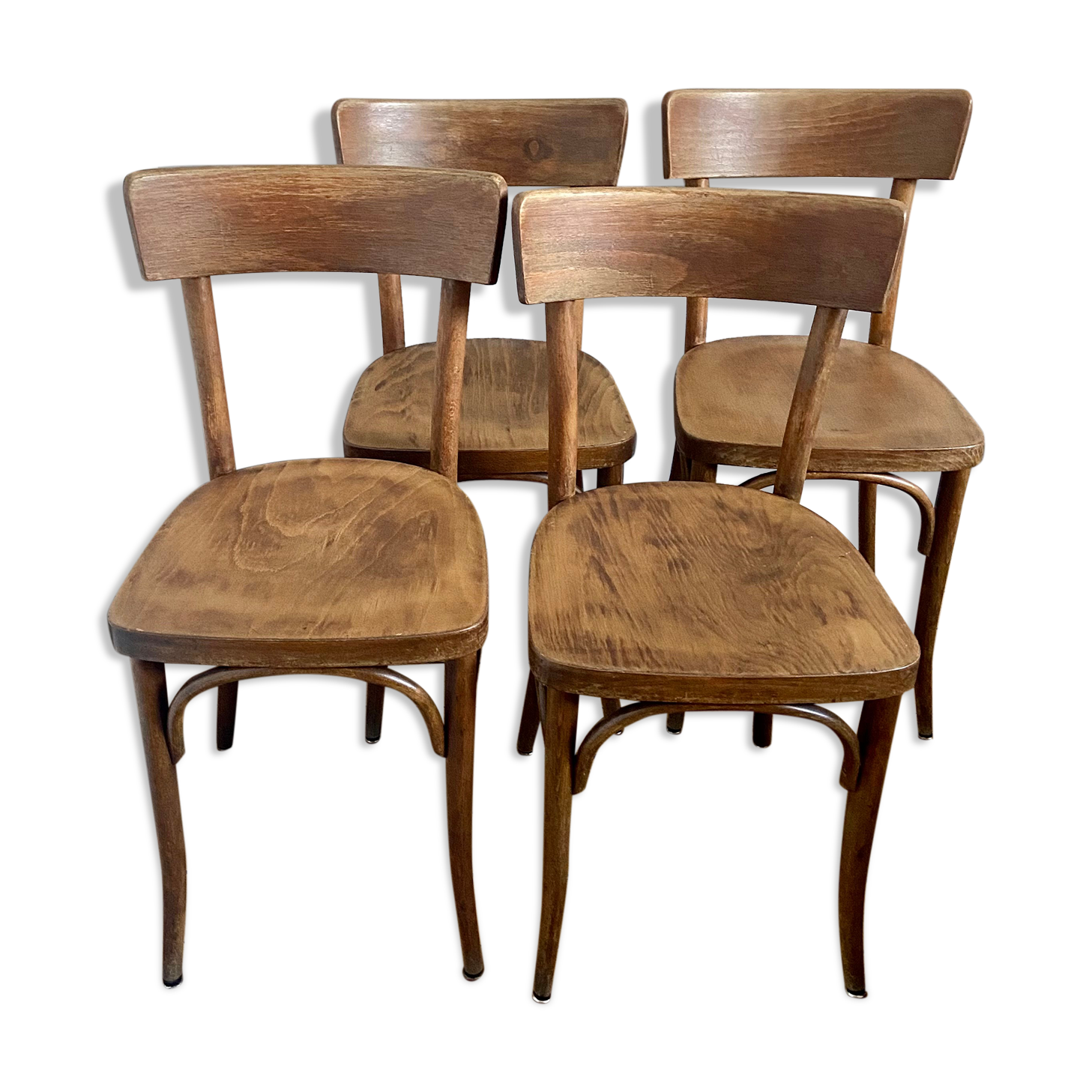 Set of 4 Thonet bistro chairs