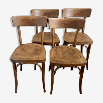 Set of 4 Thonet bistro chairs