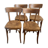 Set of 4 Thonet bistro chairs