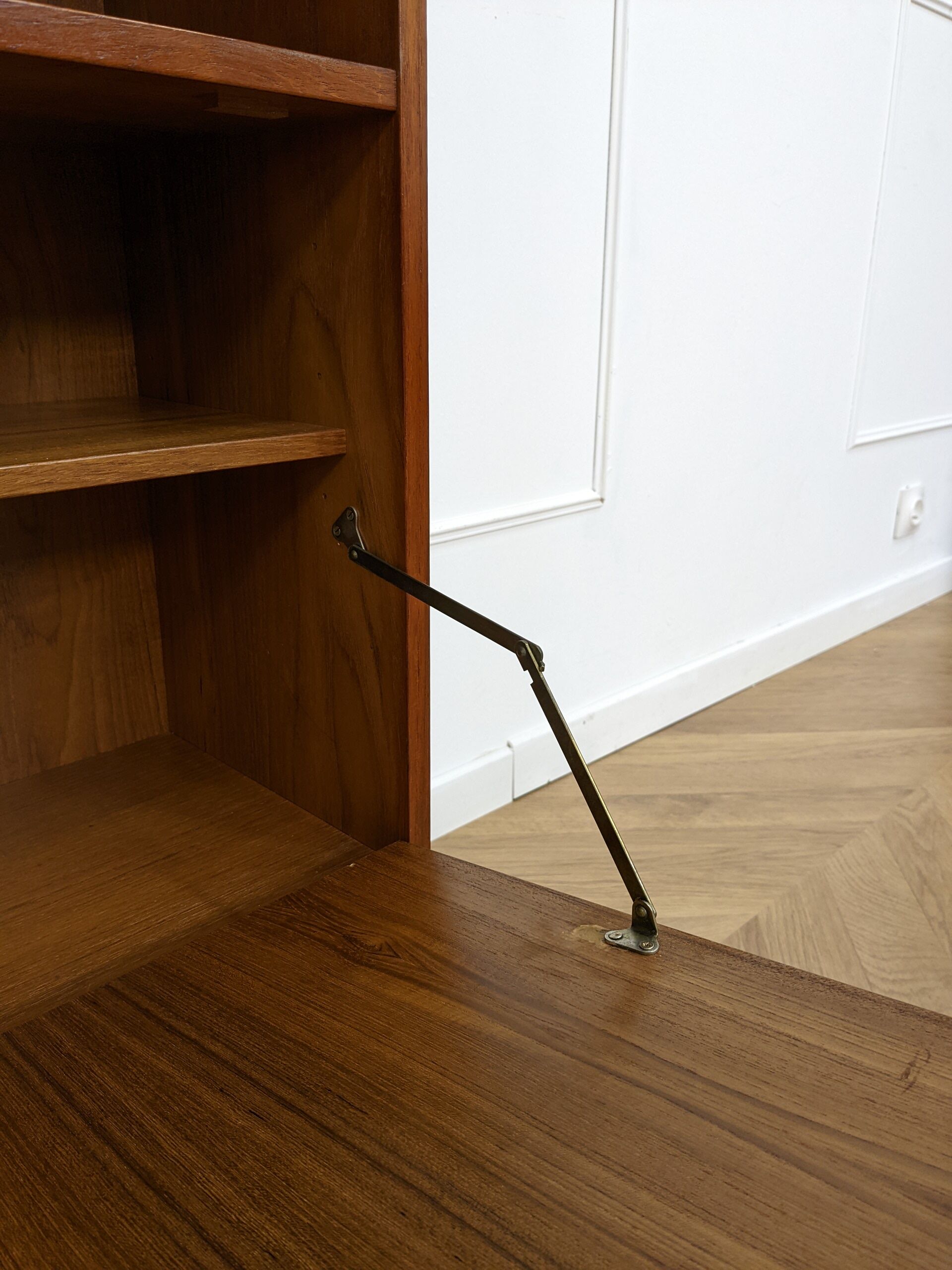 Scandinavian teak bookcase