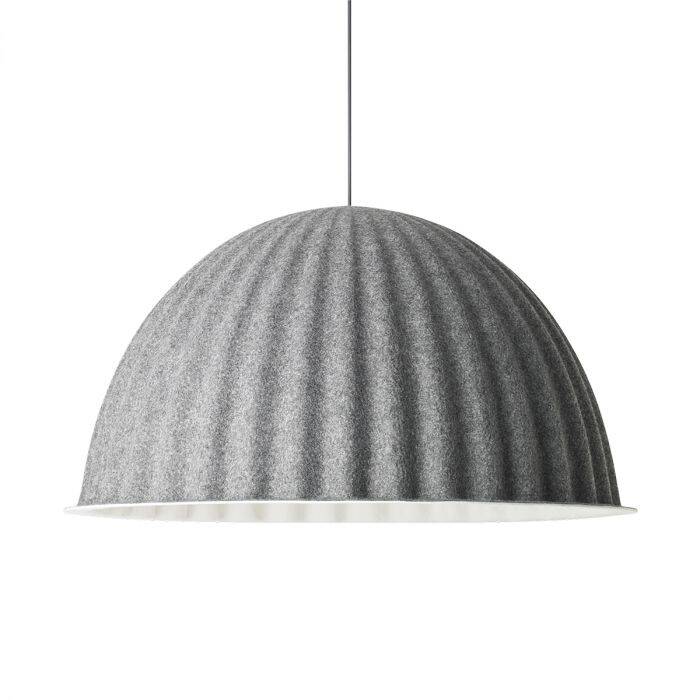 Muuto pendant light - under the bell - 82 cm - light gray