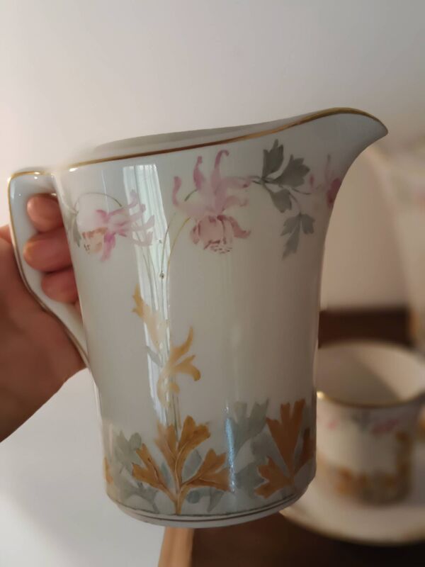 Service à café Art Nouveau en faïence fine de Maastricht (Société Céra