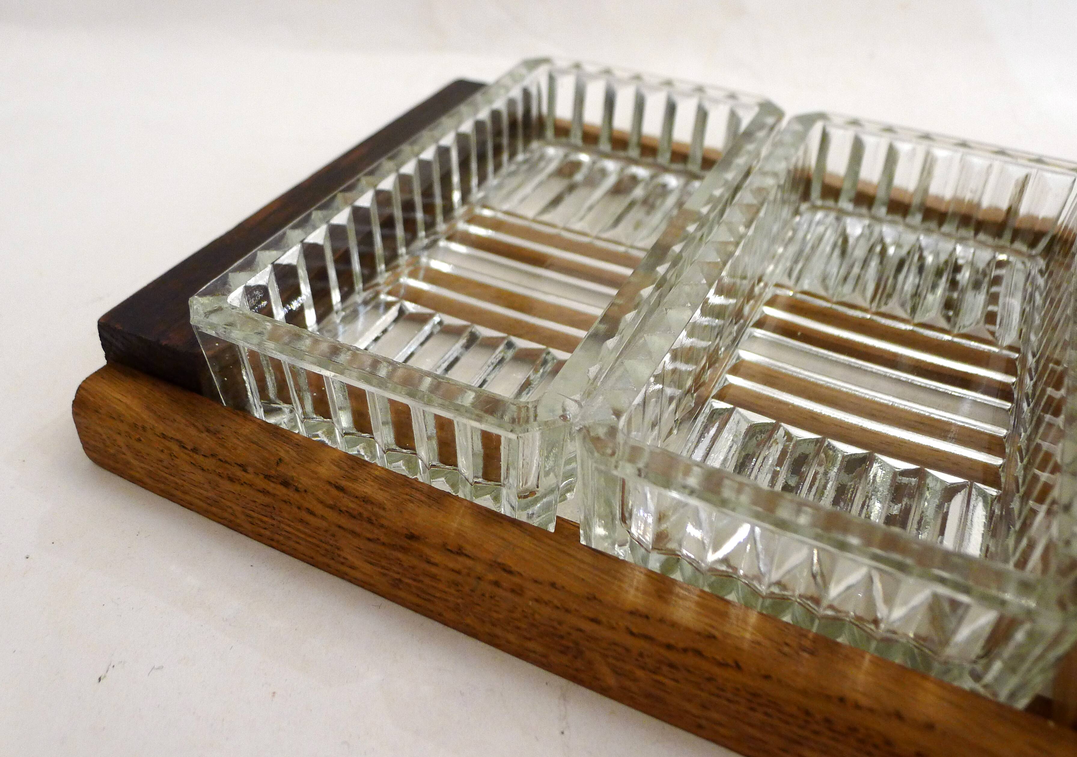 Art Deco mid-century aperitif platter