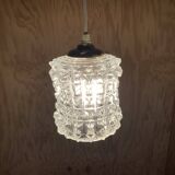 Vintage glass pendant lamp