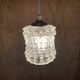 Suspension en verre vintage