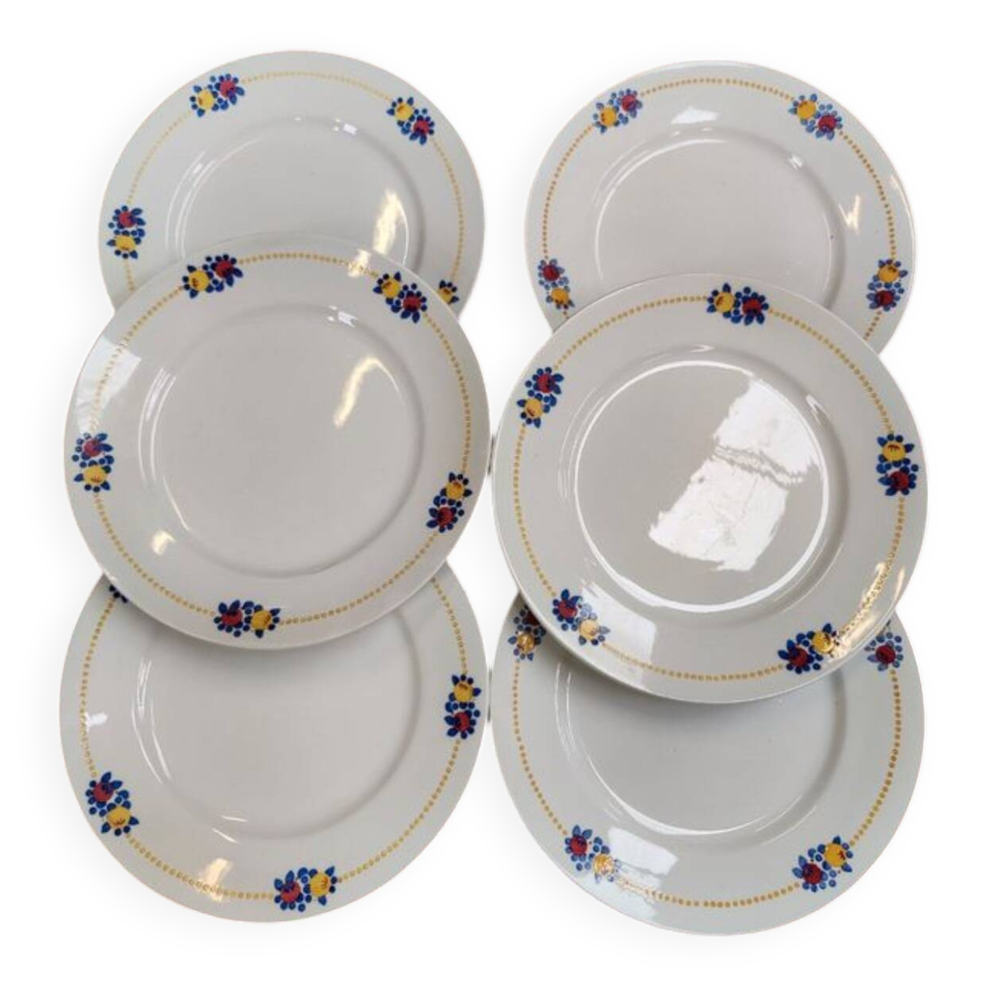 Set of 6 Villeroy & Boch dinner plates