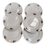 Ensemble 6 assiettes plates villeroy et boch