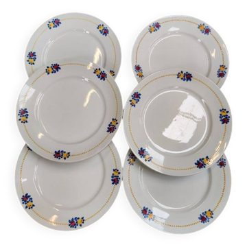 Set of 6 Villeroy & Boch dinner plates