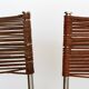 Pair of bar stools Tito Agnoli "MissB" for Pierantonio Bonacina