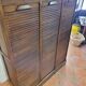 Solid oak triple curtain binder