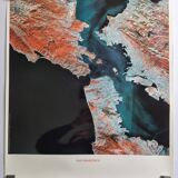 San Francisco Satellite Photographic Poster, CNES 1986, 50 x 60 cm, Publisher Spot Image