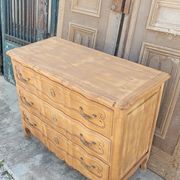 Louis xv style chest of drawers in pickled cherry