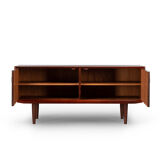 Low Danish Rosewood Sideboard by E. Brouer for Brouer Møbelfabrik, 1960s