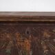 Antique wedding chest with raised plant decoration (circa 1820)