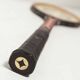 1970 Spalding black and red wooden tennis racket