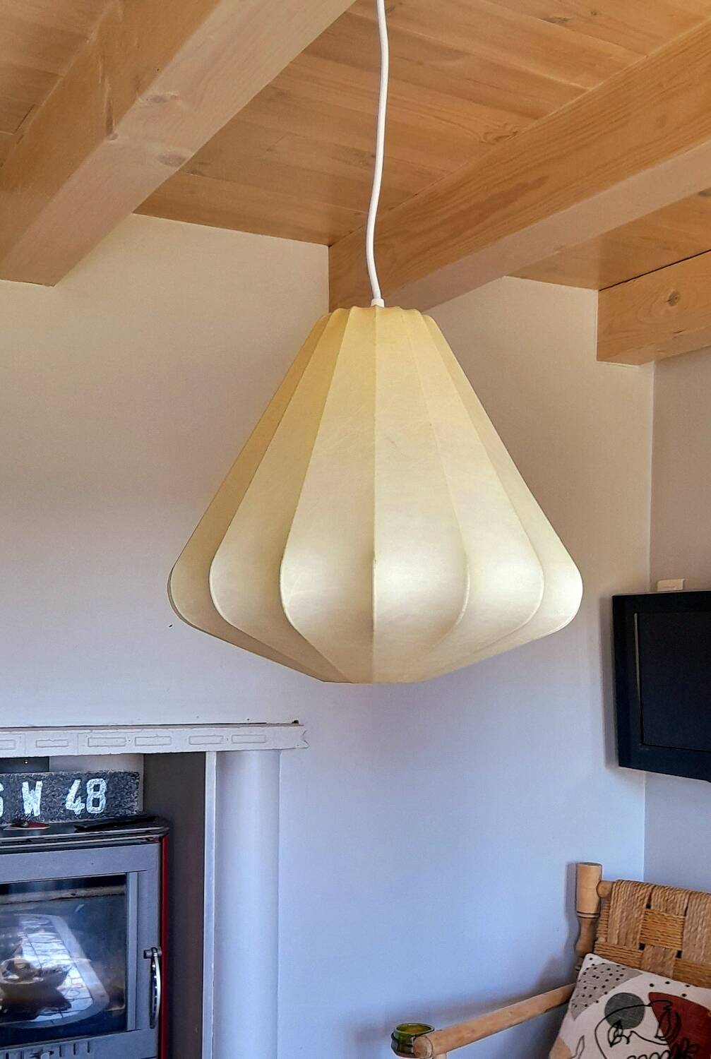 Cocoon pendant lamp 1960