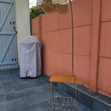 Vintage gueridon floor lamp