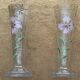 Paire de vase signés - Legras, décor floral - vers 1900