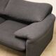 “Maralunga” sofa by Vico Magistretti for Cassina in tweed
