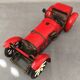 Model reproduction car bugatti 1920 metal tin collection
