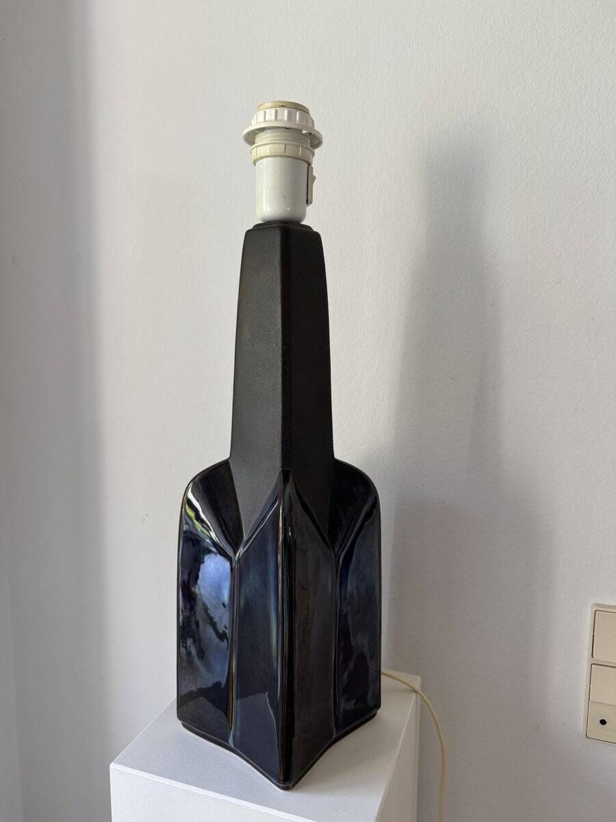 Stoneware ceramic table lamps by Einar Johansen for Søholm Stentøj, 1970s, set of 2