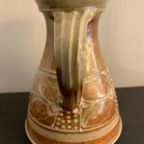 Signed ceramic pitcher or decanter
