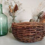 Old wooden basket
