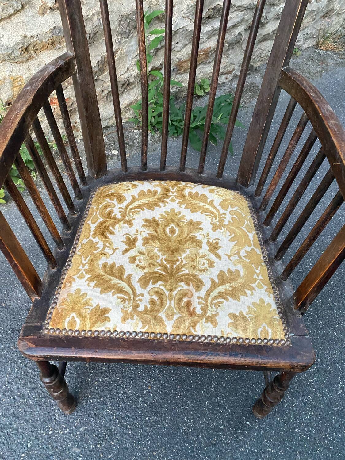 Early 20th century Art & Crafts wing chair